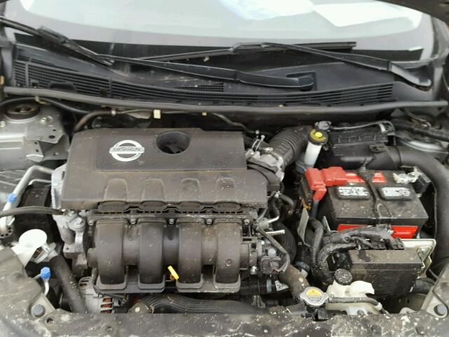 3N1AB7AP8EY309489 - 2014 NISSAN SENTRA S SILVER photo 7