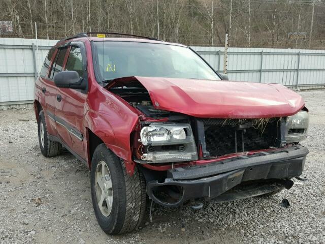 1GNDT13SX22146108 - 2002 CHEVROLET TRAILBLAZE RED photo 1