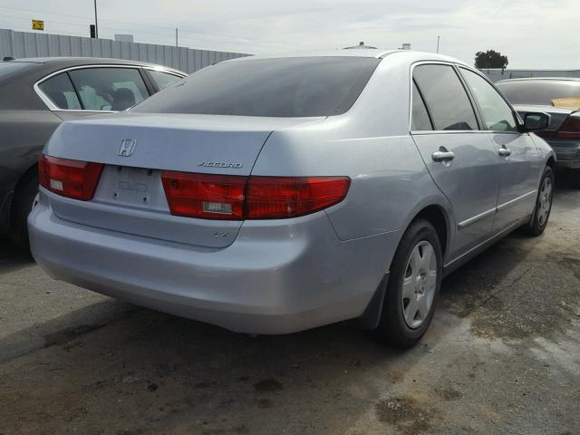 1HGCM56475A179522 - 2005 HONDA ACCORD LX SILVER photo 4