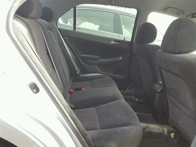 1HGCM56475A179522 - 2005 HONDA ACCORD LX SILVER photo 6