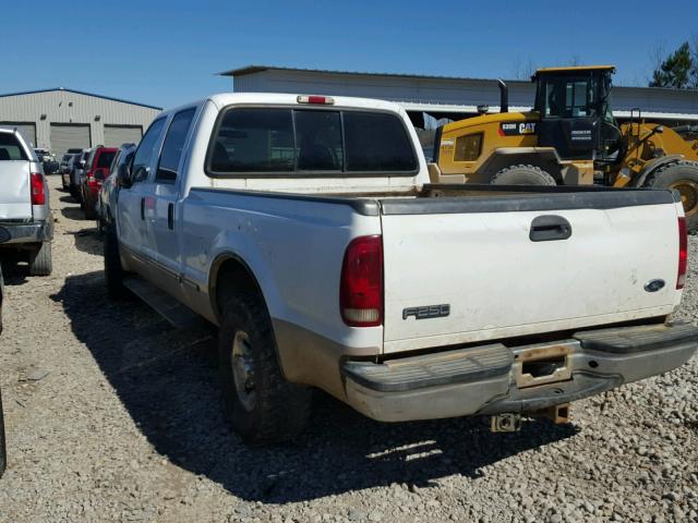 1FTNW20L5XEB01106 - 1999 FORD F250 SUPER WHITE photo 3