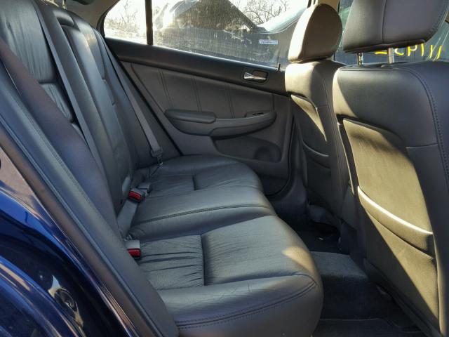 1HGCM56865A160236 - 2005 HONDA ACCORD EX BLUE photo 6