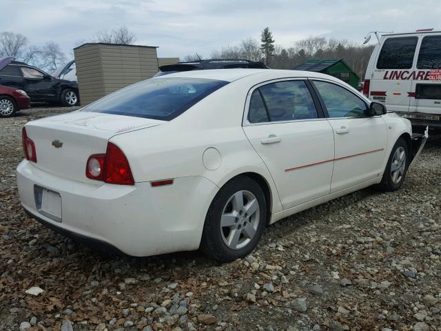 1G1ZG57B98F197906 - 2008 CHEVROLET MALIBU LS თეთრი ფოტო 4