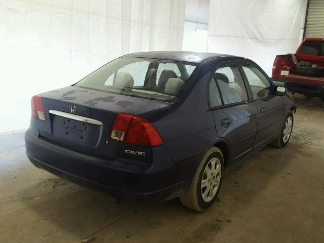 2HGES267X3H595926 - 2003 HONDA CIVIC EX ლურჯი ფოტო 4