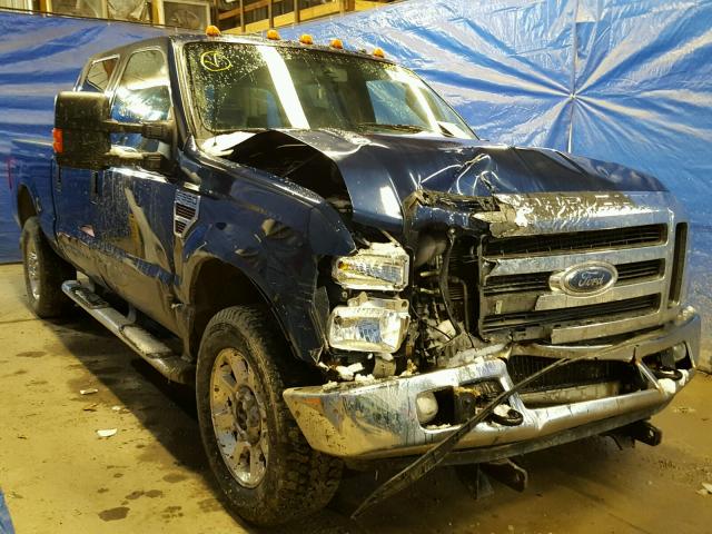 1FTWW31R08EA40813 - 2008 FORD F350 SRW S BLUE photo 1