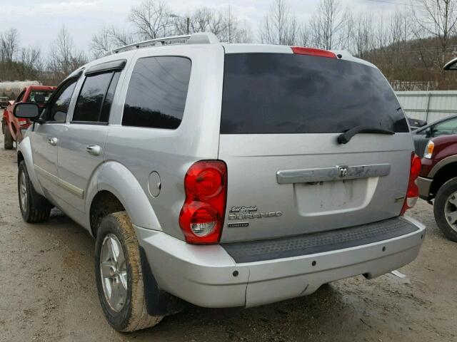 1D8HB58N18F135430 - 2008 DODGE DURANGO LI SILVER photo 3