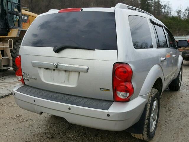 1D8HB58N18F135430 - 2008 DODGE DURANGO LI SILVER photo 4