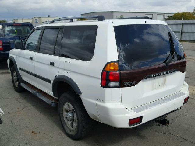 JA4LS21H72J048853 - 2002 MITSUBISHI MONTERO SP WHITE photo 3