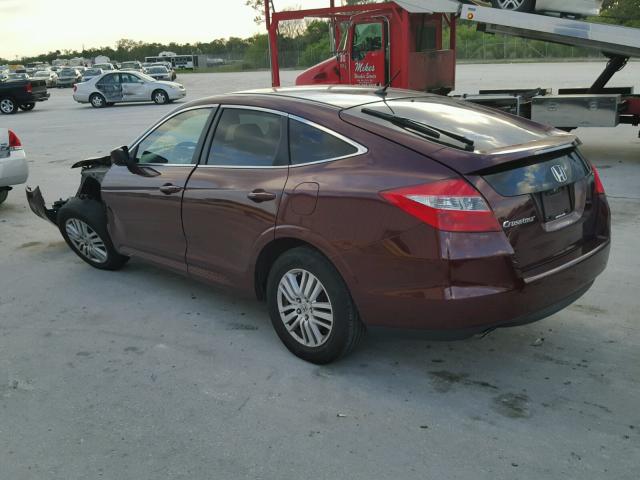 5J6TF3H33CL006643 - 2012 HONDA CROSSTOUR BURGUNDY photo 3