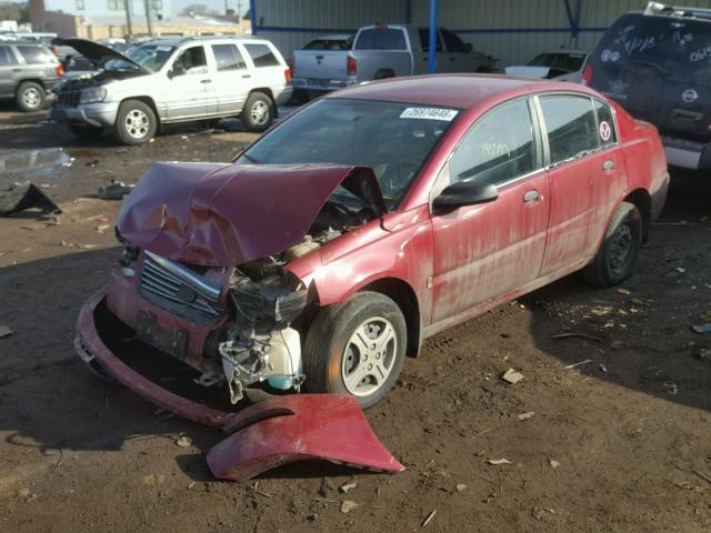 1G8AF52F45Z117952 - 2005 SATURN ION LEVEL RED photo 2