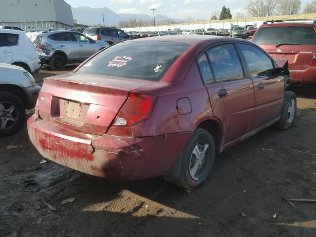 1G8AF52F45Z117952 - 2005 SATURN ION LEVEL RED photo 4