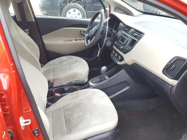 KNADM4A37D6191521 - 2013 KIA RIO LX Կարմիր լուսանկար 5