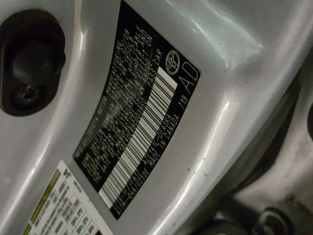 2T1BE40E89C003860 - 2009 TOYOTA COROLLA XR 灰色 照片 10