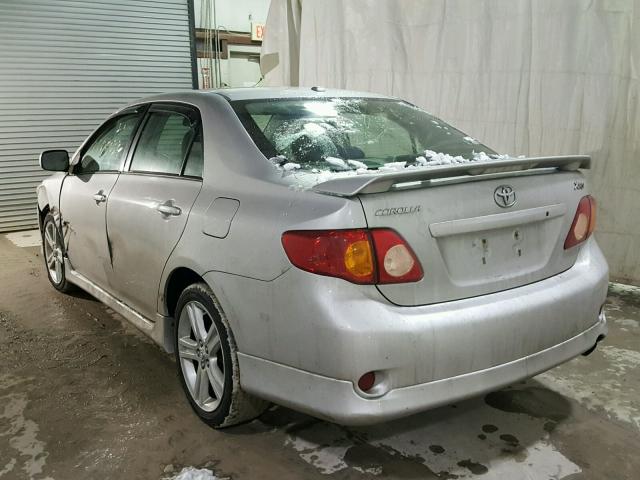 2T1BE40E89C003860 - 2009 TOYOTA COROLLA XR 灰色 照片 3