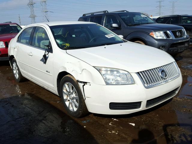 3MEHM07Z68R633446 - 2008 MERCURY MILAN WHITE photo 1