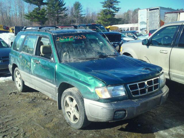 JF1SF6555YH703465 - 2000 SUBARU FORESTER S GREEN photo 1