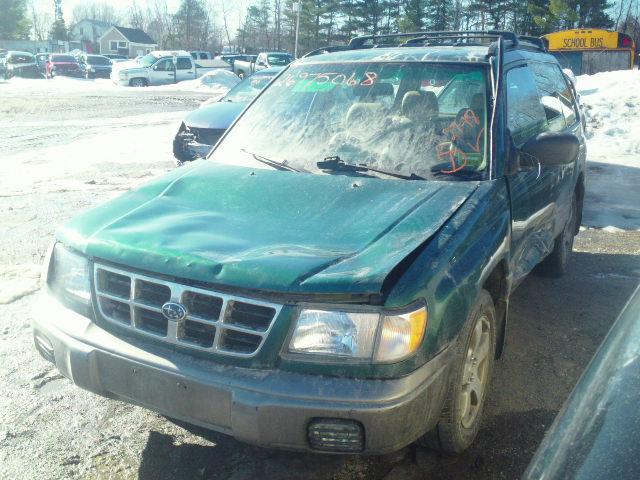 JF1SF6555YH703465 - 2000 SUBARU FORESTER S GREEN photo 2