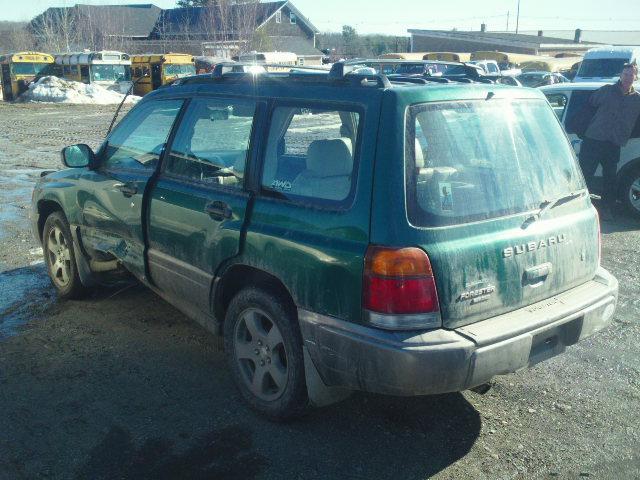 JF1SF6555YH703465 - 2000 SUBARU FORESTER S GREEN photo 3