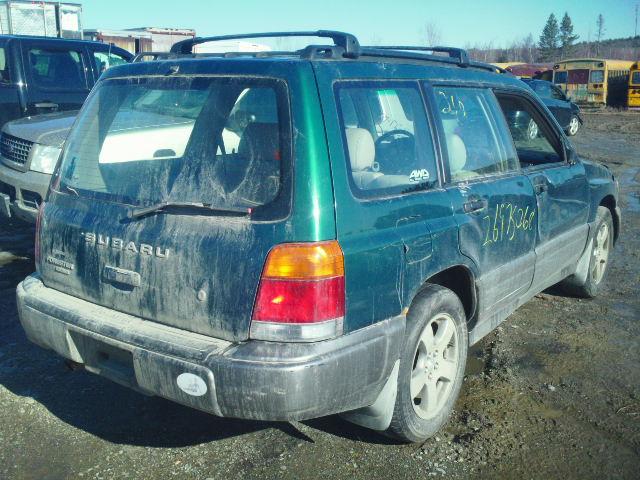 JF1SF6555YH703465 - 2000 SUBARU FORESTER S GREEN photo 4