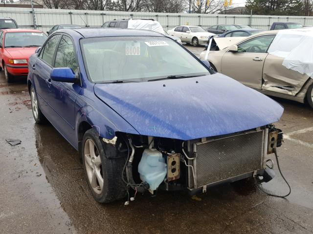 1YVFP80C655M46334 - 2005 MAZDA 6 I BLUE photo 1