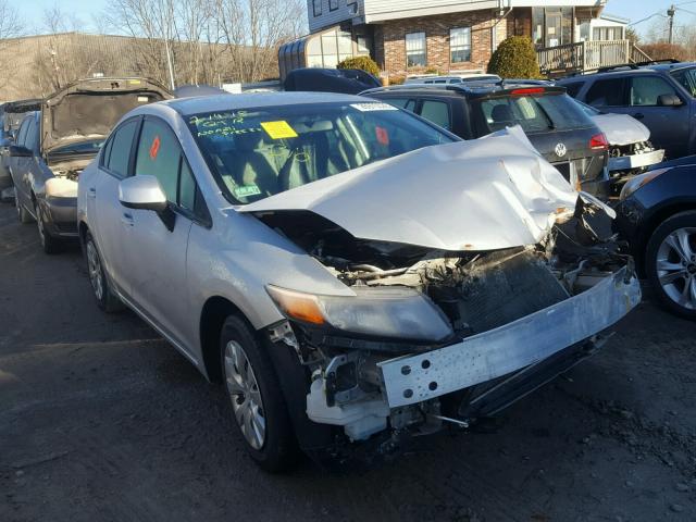 2HGFB2F50CH597705 - 2012 HONDA CIVIC LX SILVER photo 1