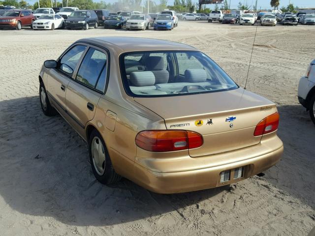 1Y1SK5282YZ435625 - 2000 CHEVROLET GEO PRIZM GOLD photo 3