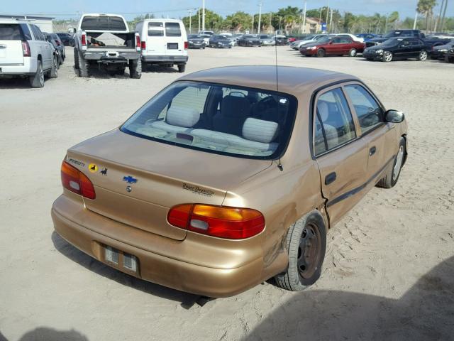 1Y1SK5282YZ435625 - 2000 CHEVROLET GEO PRIZM GOLD photo 4