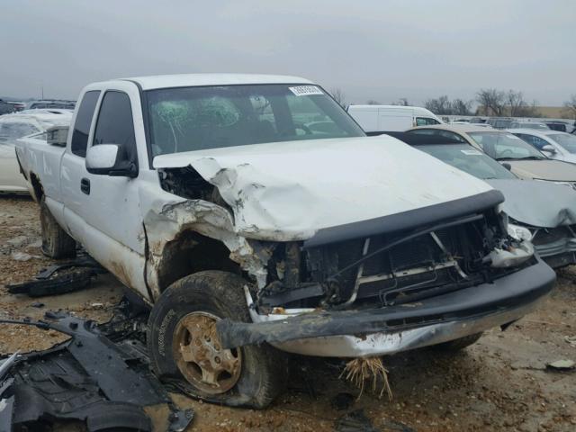 2GCEK19T221125365 - 2002 CHEVROLET SILVERADO WHITE photo 1