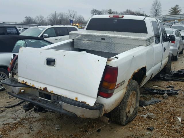 2GCEK19T221125365 - 2002 CHEVROLET SILVERADO WHITE photo 4