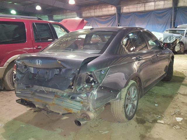 1HGCP2F86BA012797 - 2011 HONDA ACCORD EXL GRAY photo 4