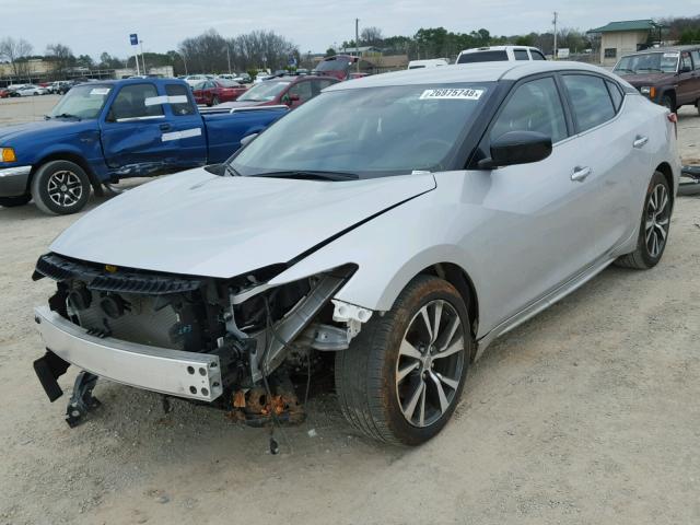 1N4AA6AP3GC437800 - 2016 NISSAN MAXIMA 3.5 SILVER photo 2