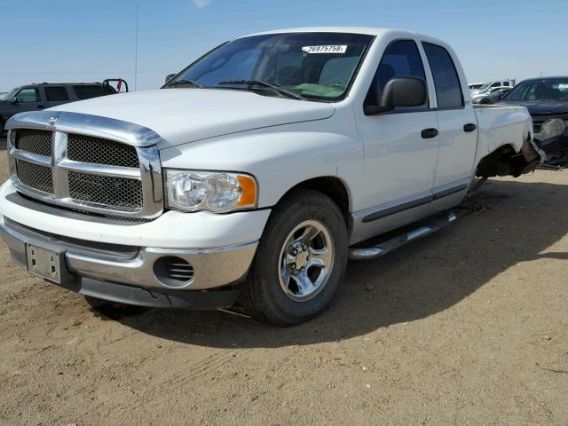 1D7HA18Z12S565329 - 2002 DODGE RAM 1500 WHITE photo 2