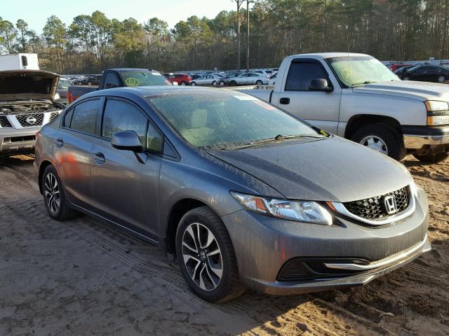 19XFB2F81DE041747 - 2013 HONDA CIVIC EX GRAY photo 1