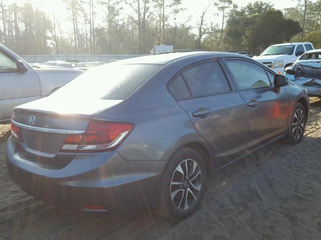 19XFB2F81DE041747 - 2013 HONDA CIVIC EX Մոխրագույն լուսանկար 4