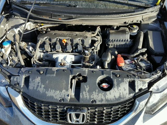 19XFB2F81DE041747 - 2013 HONDA CIVIC EX Մոխրագույն լուսանկար 7