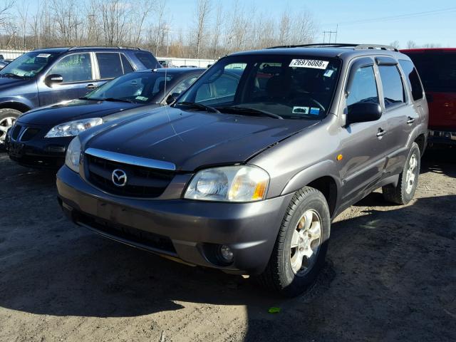 4F2YZ94163KM26574 - 2003 MAZDA TRIBUTE LX GRAY photo 2