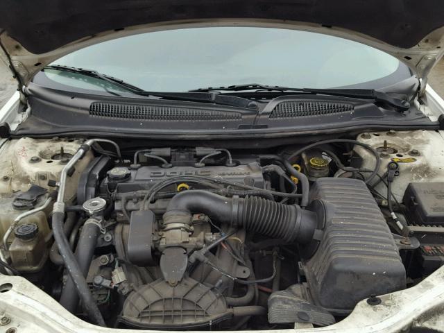 1B3EL46X25N531981 - 2005 DODGE STRATUS SX WHITE photo 7