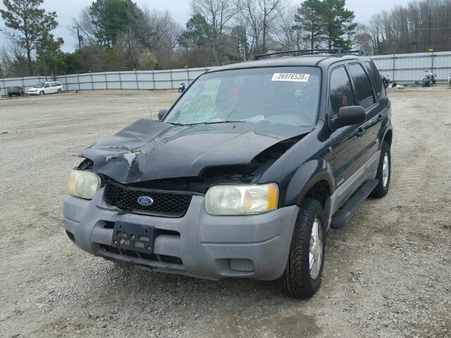 1FMYU02142KD00236 - 2002 FORD ESCAPE XLS BLACK photo 2