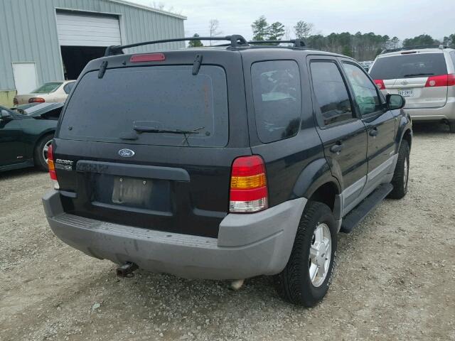 1FMYU02142KD00236 - 2002 FORD ESCAPE XLS BLACK photo 4