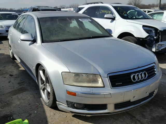 WAUML44E04N015920 - 2004 AUDI A8 L QUATT SILVER photo 1