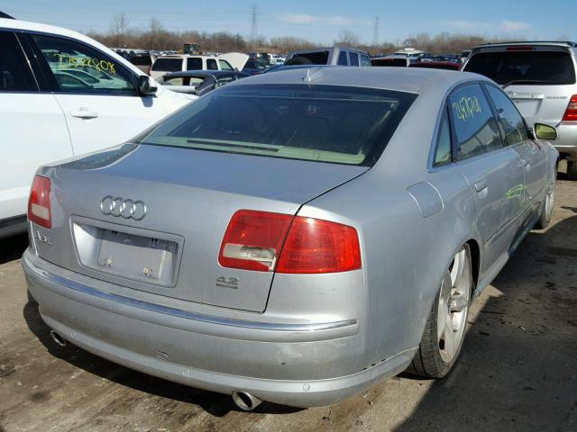 WAUML44E04N015920 - 2004 AUDI A8 L QUATT SILVER photo 4