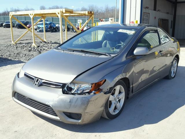 2HGFG12948H506804 - 2008 HONDA CIVIC EXL GRAY photo 2