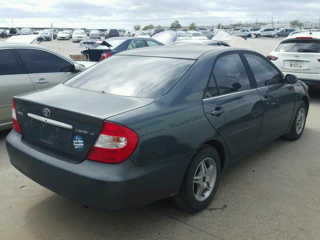 4T1BE32K93U695470 - 2003 TOYOTA CAMRY LE GREEN photo 4