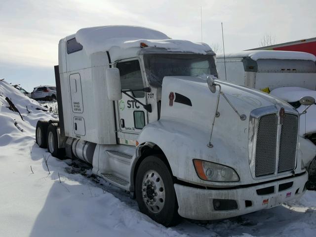 1XKADP9X7EJ410415 - 2014 KENWORTH CONSTRUCTI WHITE photo 1