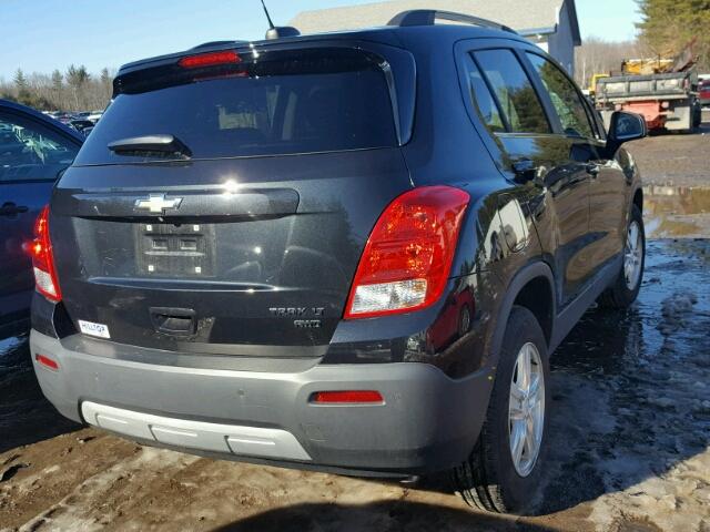 3GNCJRSB1FL230761 - 2015 CHEVROLET TRAX 1LT BLACK photo 4