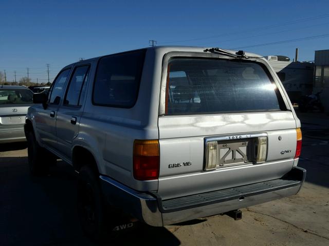 JT3VN39W0L0003876 - 1990 TOYOTA 4RUNNER VN SILVER photo 3