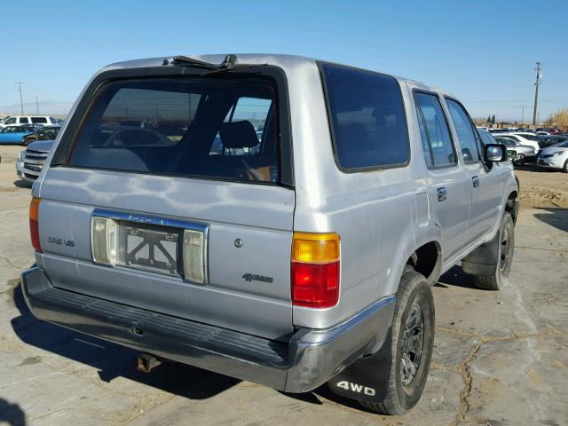 JT3VN39W0L0003876 - 1990 TOYOTA 4RUNNER VN SILVER photo 4