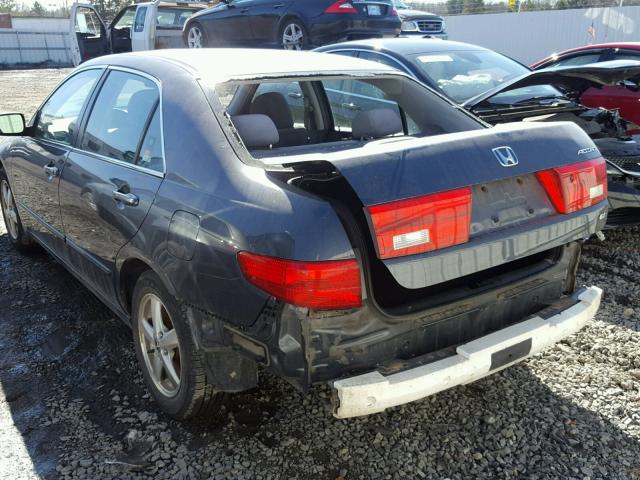 1HGCM567X5A064102 - 2005 HONDA ACCORD EX GRAY photo 3