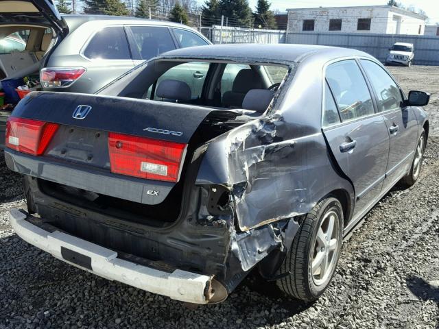 1HGCM567X5A064102 - 2005 HONDA ACCORD EX GRAY photo 4