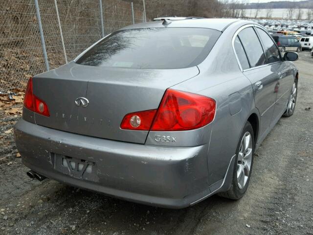 JNKCV51F56M617747 - 2006 INFINITI G35 GRAY photo 4